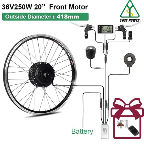 Hub motor 36v 250w front - motor, 20"